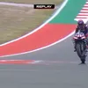 Momentul în care Jorge Martin a căzut de pe motocicletă. Foto: captură X/MotoGP