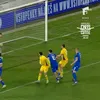 Slovacia - România. Autogolul lui Bîrligea Foto - captură Antena 1