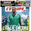 L'Equipe: „Italia, încă la pământ”