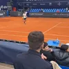 Discuția dintre Marius Șumudică și Damir Dzumhur la Țiriac Open. Foto: captură TikTok/ andualex08