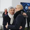 Imagini cu Mircea Lucescu și Pep Guardiola, în Liga Campionilor