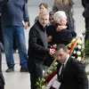 Familia Iordănescu la priveghiul lui Mircea Lucescu FOTO Raed Krishan/GOLAZO.ro