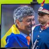 Distincțiile lui Mircea Lucescu, aduse de Răzvan la Arena Națională. Foto: Raed Krishan/GOLAZO.ro