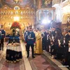 Slujba de înmormântare a lui Mircea Lucescu. FOTO Basilica.ro / Mircea Florescu