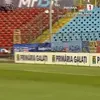 Penalty-ul primit de Oțelul în meciul cu UTA Arad. Foto: captură Prima Sport 1