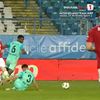 Eliminarea lui Alomerovic din finalul meciului Oțelul - UTA. Foto: captură Prima Sport