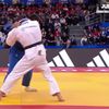 Momentul în care Alex Creț câștigă lupta cu Thomas Scharfetter la Campionatele Europene de judo de la Tbilisi. Foto: Captură YouTube, @Judoka2478