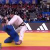 Momentul în care Alex Creț câștigă lupta cu Thomas Scharfetter la Campionatele Europene de judo de la Tbilisi. Foto: Captură YouTube, @Judoka2478