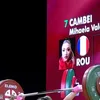 Mihaela Cambei, record european la stilul smuls (FOTO: captură video Facebook @ European Weightlifting Federation)