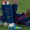 Lamine Yamal s-a accidentat după ce a transformat o lovitură de la 11 metri, în Barcelona - Celta Vigo (captură Prima Sport)