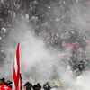 Fumigene în PCH (foto: Raed Krishan/GOLAZO.ro)