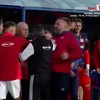 Altercație între staffurile celor de la FC Bihor și Sepsi, în meciul din Liga 2. Foto: captură Prima Sport.