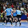 CSM București, bucurie după calificarea în Final 4-ul Ligii Campionilor (FOTO: Raed Krishan / GOLAZO.ro)