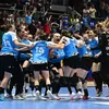 CSM București, bucurie după calificarea în Final 4-ul Ligii Campionilor (FOTO: Raed Krishan / GOLAZO.ro)
