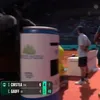 Coco Gauff a vomitat în timpul meciului cu Sorana Cîrstea (FOTO: captură video Tennis TV)