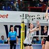 Poze de la meciul CSO Voluntari - Volei Alba Blaj, în meciul al treilea al finalei campionatului. Foto: Facebook, @Volei Alba Blaj