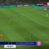 Al doilea gol marcat de Khvicha Kvaratskhelia în meciul PSG - Bayern 5-4. Foto: Captură, Prima Sport