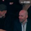Pep Guardiola, în tribune la meciul dintre Stockport County - Port Vale. Foto: captură X/@SkyFootball