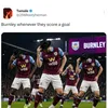 Cascadă de memeuri, după ce Burnley l-a numit „interimar” pe Michael Jackson (foto: X)