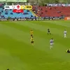 Golul lui Florin Purece din Oțelul - Metaloglobus. Foto: captură Prima Sport