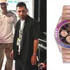 Messi a purtat un Rolex Cosmograph Daytona Rainbow la cursa de Formula 1 de la Miami (foto: Instagram)