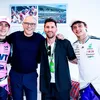 Messi a purtat un Rolex Cosmograph Daytona Rainbow la cursa de Formula 1 de la Miami (foto: Instagram)