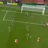 Golul marcat de Bukayo Saka în meciul Arsenal - Atletico Madrid (1-0). Foto: Captură Prima Sport