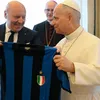 Inter, echipa antrenată de Cristi Chivu, a fost primită la Vatican, de Papa Leon al XIV-lea. FOTO: vaticannews.va