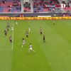 Doumtsios, gol spectaculos în meciul Chindia - Corvinul. Foto: Captură Prima Sport