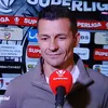 Gâlcă a refuzat să răspundă până nu s-a făcut liniște pe hol, la Cluj. Capturi Digi Sport (4).jpg