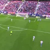 Ionuț Radu, paradă spectaculoasă în meciul Atletico Madrid - Celta Vigo 0-1. Foto: Captură „X”, @LaLiga
