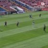 Adrian Popa, gol spectaculos în meciul Bihorul - Steaua. Foto: Captură Prima Sport
