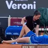 Aryna Sabalenka, probleme medicale în meciul cu Sorana Cîrstea (FOTO: captură Tennis TV)