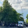 Fanii lui Dinamo, în afara stadionului „Arcul de Triumf” FOTO Vlad Nedelea GOLAZO.ro.jpeg