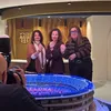Roxana Mînzatu, în loja lui Joan Laporta la Barcelona - Real Madrid 2-0. Foto: Facebook, @Roxana Mînzatu
