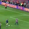 Pedri a executat un penalty împotriva tatălui său. Foto: Captură „X”, @sport