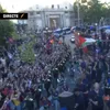 Lamine Yamal a afișat steagul Palestinei în timp ce sărbătorea titlul câștigat de Barcelona. Foto: captură Reddit