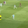 Gafa lui Radu la șutul lui Arriaga, de la 35 de metri, la Celta - Levante 2-3. Fotografii: capturi TV