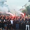 Suporterii lui U Cluj au plecat spre stadion FOTO Raed Krishan (GOLAZO (1).JPG