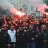Suporterii lui U Cluj au plecat spre stadion FOTO Raed Krishan (GOLAZO (2).JPG