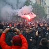 Suporterii lui U Cluj au plecat spre stadion FOTO Raed Krishan (GOLAZO (4).JPG