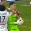 Aioani a apărat lovitura de la 11 metri executată de Matos (foto: captură Prima Sport)