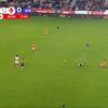 Cartonașul galben primit de Maxime Sivis în meciul cu CFR. Foto: captură Prima Sport