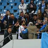 Filipe Coelho și jucătorii de la Craiova au dus trofeul de campioană în galerie (foto: Raed Krishan/GOLAZO.ro)