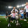 Filipe Coelho și stafful său,  alături de Nicușor Bancu (foto: Raed Krishan/GOLAZO.ro)