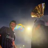 Cristi Chivu cu casca pe cap FOTO Captură video