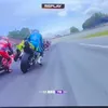Accidentul lui Johann Zarco, foto: capturi X/Maxi Boeing