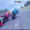 Accidentul lui Johann Zarco, foto: capturi X/Maxi Boeing
