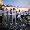 Jucătorii Craiovei, pe scenă în fața a peste 15.000 de fani / foto: GOLAZO.ro