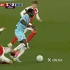 Faultul lui Kai Havertz din meciul Arsenal - Burnley Foto captura ecran X.jpeg